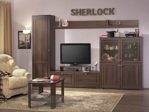 Модульная гостиная Sherlock Орех шоколадный (Глазов)